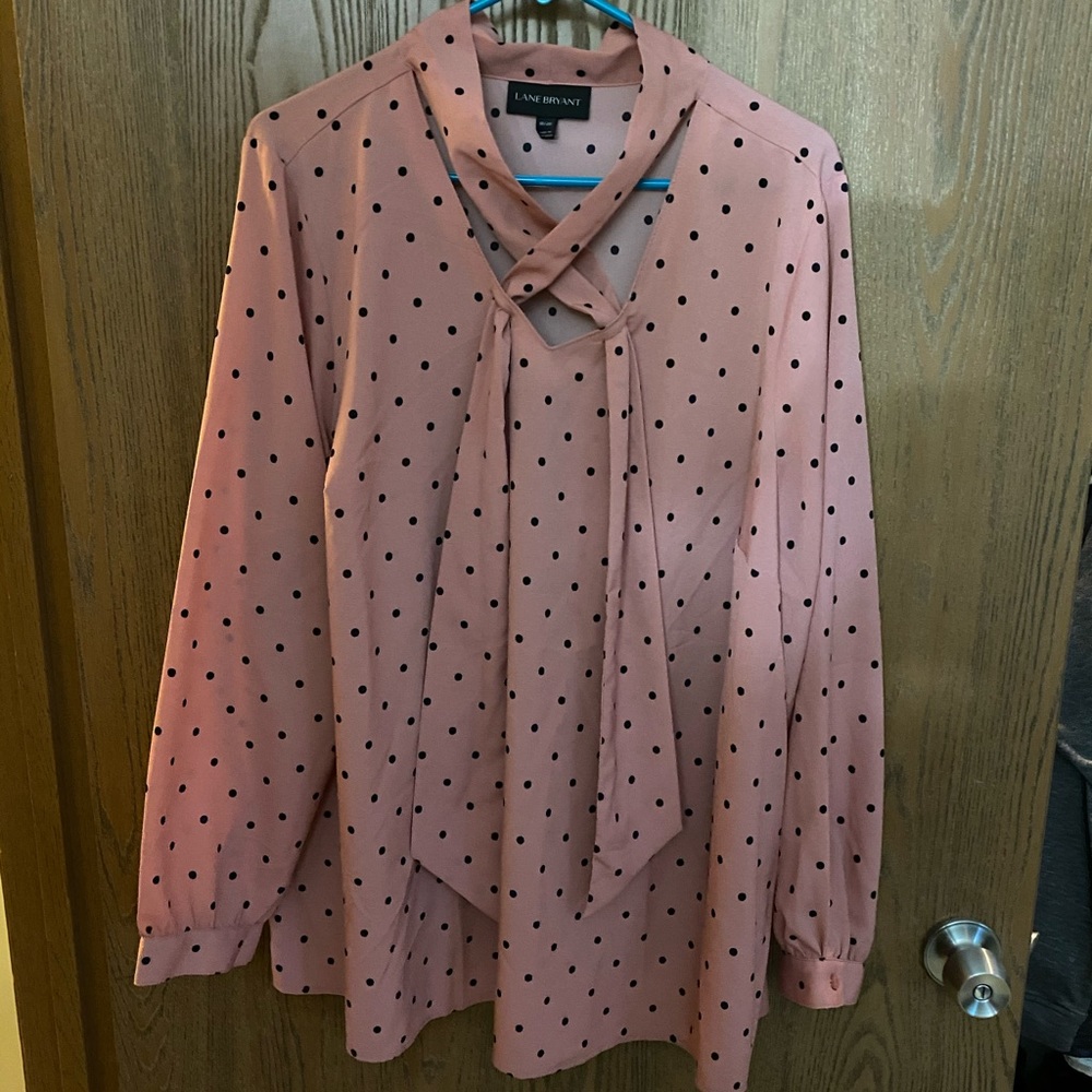 Tie neck blouse